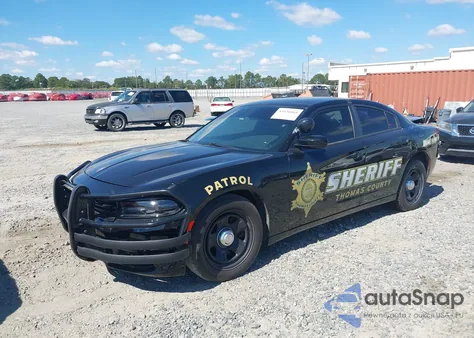 2019 Dodge Charger Police Rwd from USA, damaged, VIN 2C3CDXAT2KH627434